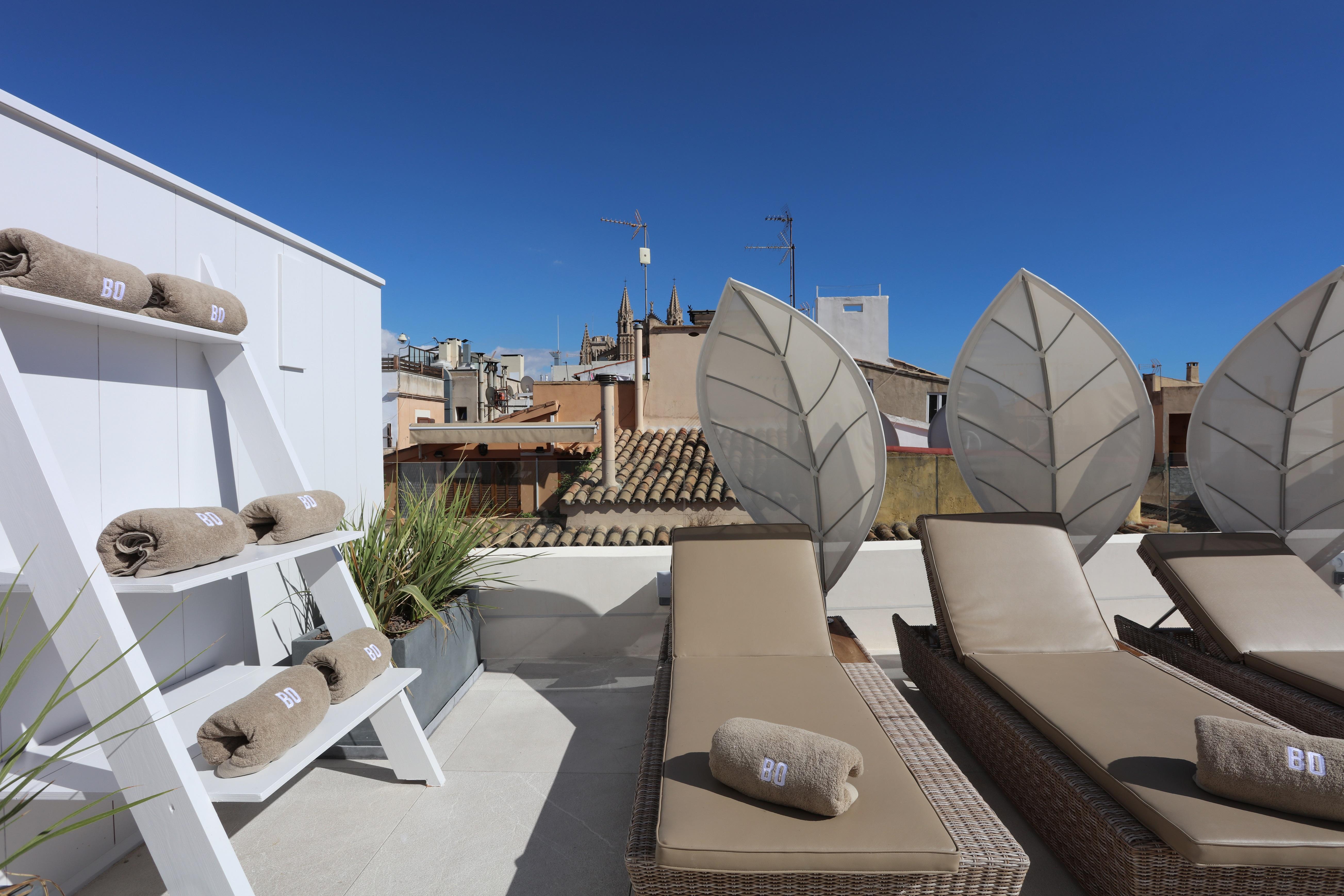 Bo Hotel Palma Екстер'єр фото Rooftop of the hotel